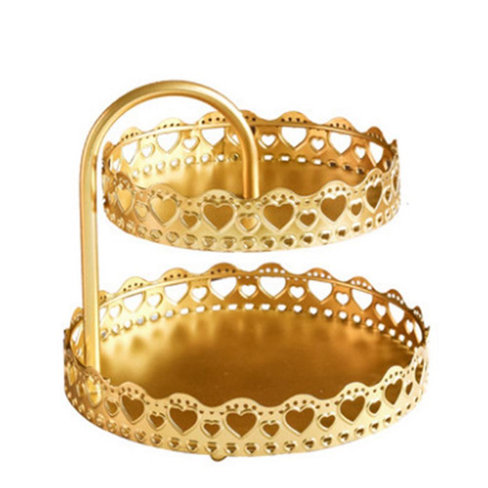 Fruit Tray Support Stability Will Not Damage The Desktop European Light Luxury Texture Open Three-dimensional Storage Design