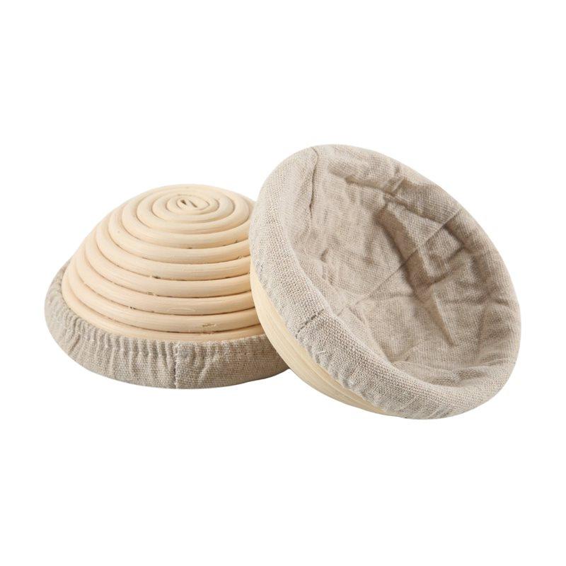 Multifunction 2Piece Bread Proofing Basket Cloth Cover Combination Bread Protection Basket For Sourdough Fermentation