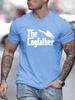 The Logfather Chainsaw Unisexs Crew Neck T Shirt Lumberjack Humor Print Short Sleeve Casual Cotton Work Streetwear Daily Tee