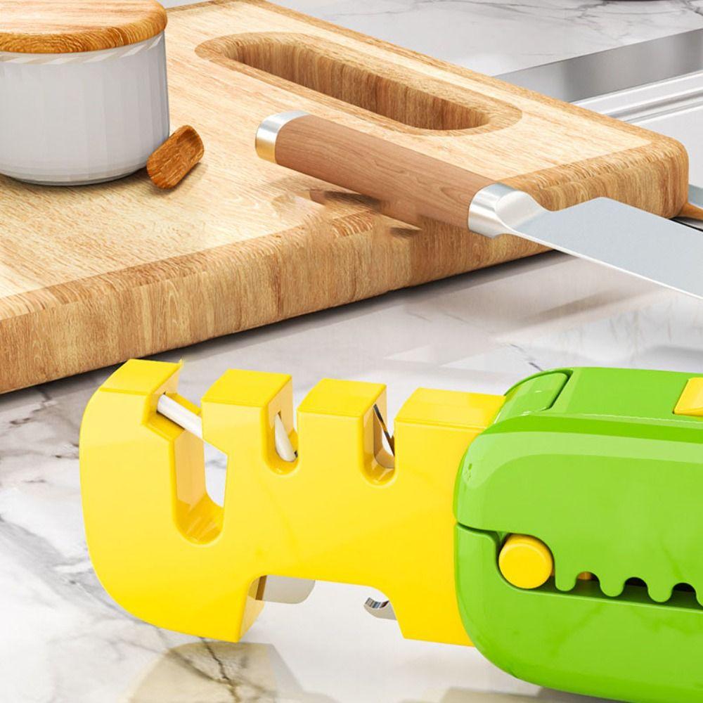 Manual Knives Grinder Tungsten Steel Shear Sharpening Stone Outdoor Cutter Sharpener  Camping