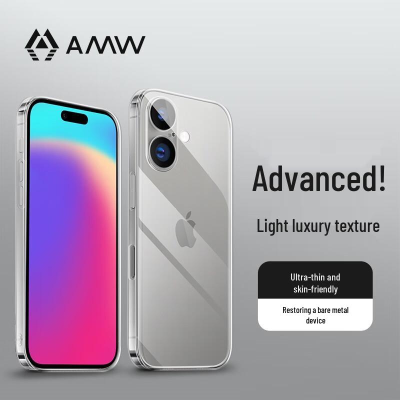 

AMW Clear Shockproof Case for iPhone 16 Plus
