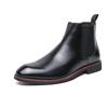 Men's Large Size Plus Velvet Chelsea Boots: European & American Style, Slip-On, Cross-Border Fall/Winter Fashion