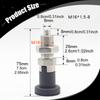 Spring Knob Plunger Locating Pin Self Locking Fine Thread Stable Rotation Professional High