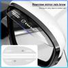 2PCS Car Transparent Car Rearview Mirror Rain Eyebrow Visor Cover For Volvo XC60 XC90 S60 S80 S40 V40 V60 V70 V50 XC70