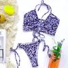 2020 Leopard Print Split Bikini Women's Swimsuit