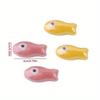 10Pcs 20mm*10mm Retro Small Fish Beads Charms Ceramic Spacer Loose Beads for Jewelry Making DIY Bracelet Accessories.