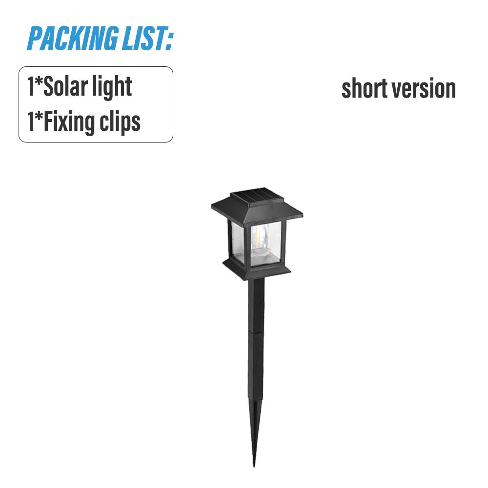 Outdoor Solar Powered LED Lawn Lamp Plug-in Lamp LED Sensor Lamp Garden Landscape Lamp Decorative Corrugated Lamp