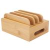 Multi Device Stand, Decoration Bamboo Multi Device Holder for Home Tablet   Smartphone