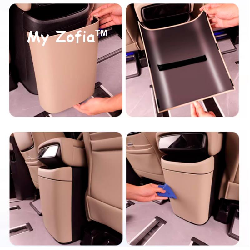 For Xpeng X9 2024 2025 2026 Car Rear Refrigerator Anti Kick Cover Anti Scratch Anti-dirt Refrigerator Panel Accessories