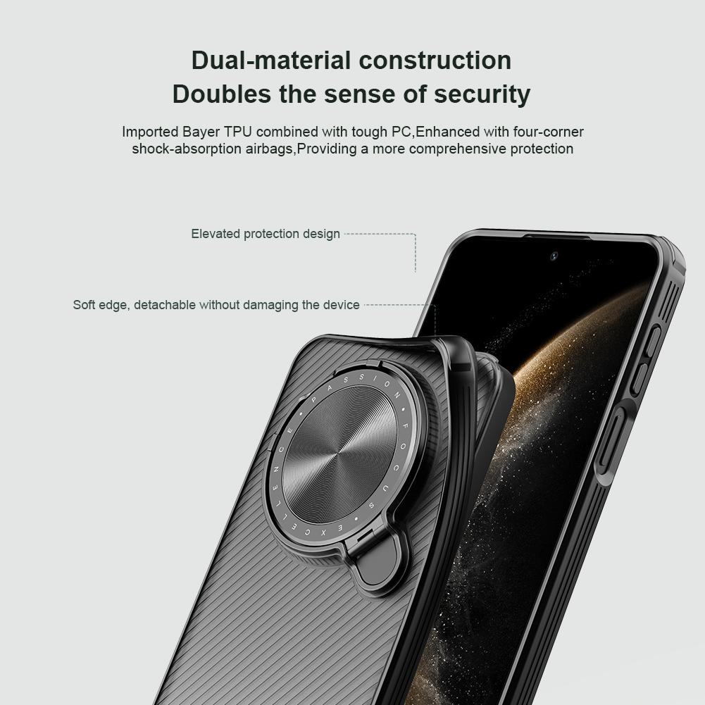 NILLKIN Für Huawei Mate 70 Telefon Fall CamShield Prop Kamera Schutz Zurück Abdeckung