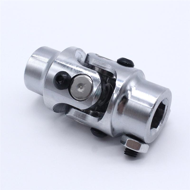 For Mustang II Power Rack Car Spare Parts 3/4-36 Spline X 3/4Inch DD Smooth Chrome Universal Steering Shaft U Joint