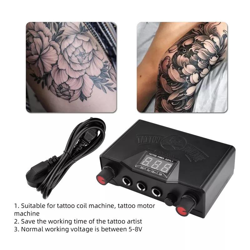 Best-Selling Beginner Tattoo Kit: Motorized Pen with Liner & Shader Equipment, Includes 20 Pigment Colors