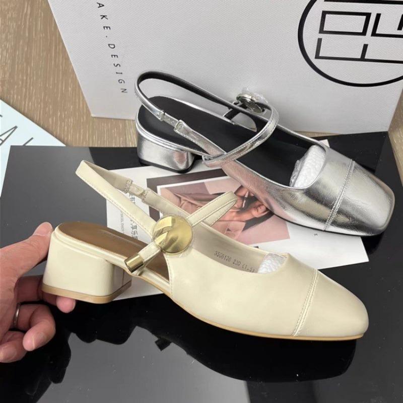 Fashion 2025 New Pumps Women Japanese Style Sandals Designers Woman Fashion Shallow Slip On Women Shoes Ladies Casual Outdoor High Heels