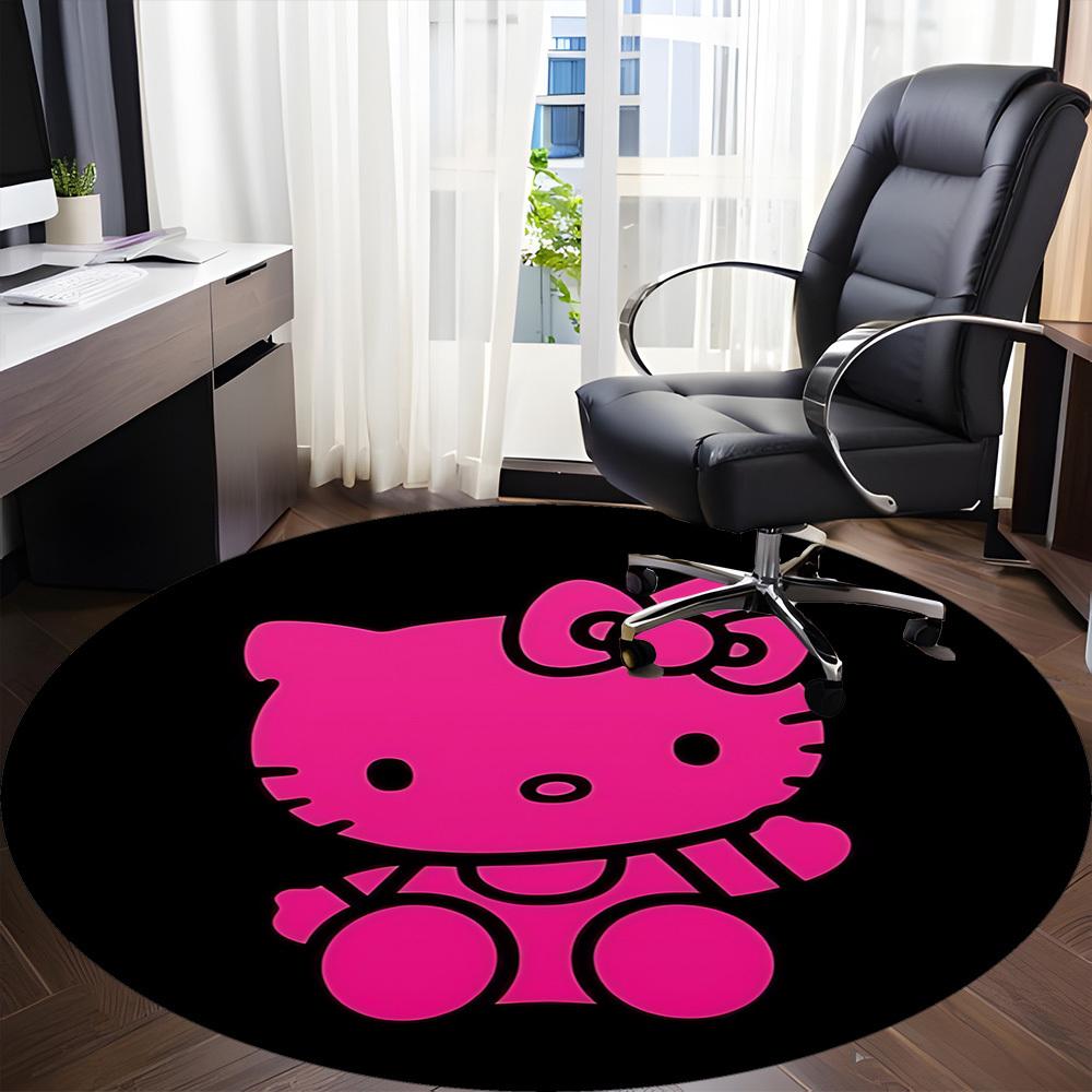 1pc Hello kittyChair Carpet for Office, Non-slip, Soft and Durable Office Rug for Interior Decoration, Perfect for Office Yy250925240