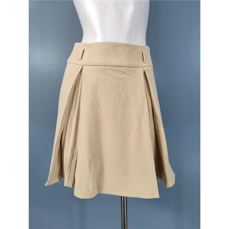 

Экспорт Одиночный Гу Высококачественный Зонтообразный Большой Свинг Гофрированный Искусственный Двухкомпонентный С Высокой Талией Рабочая Одежда Юбка Юбка Ol Юбка Apricot L