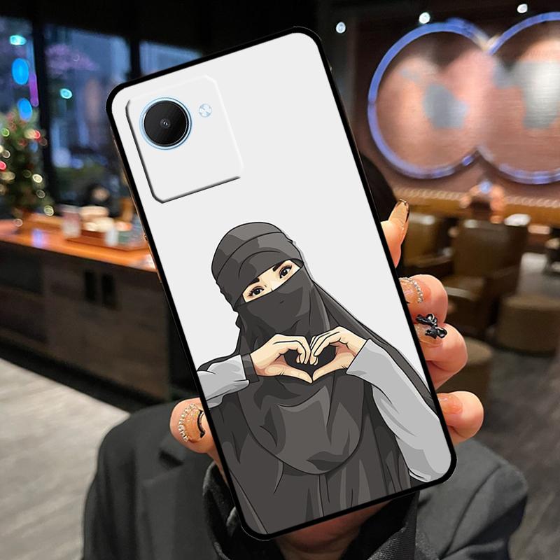 Hijab Face Muslim Islamic Case For Realme GT7 Pro GT6 11 12 13 14 15 Pro Plus C55 C53 C35 C33 C61 C65 C67 C53 C71 C75