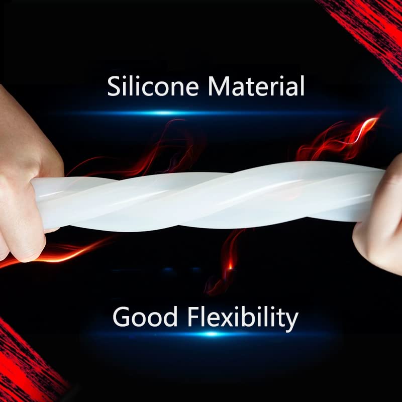4 8mm industrial grade flexible silicone tube 5 meters high and low temperature resistance and tear resistance suitable for pump body transportat