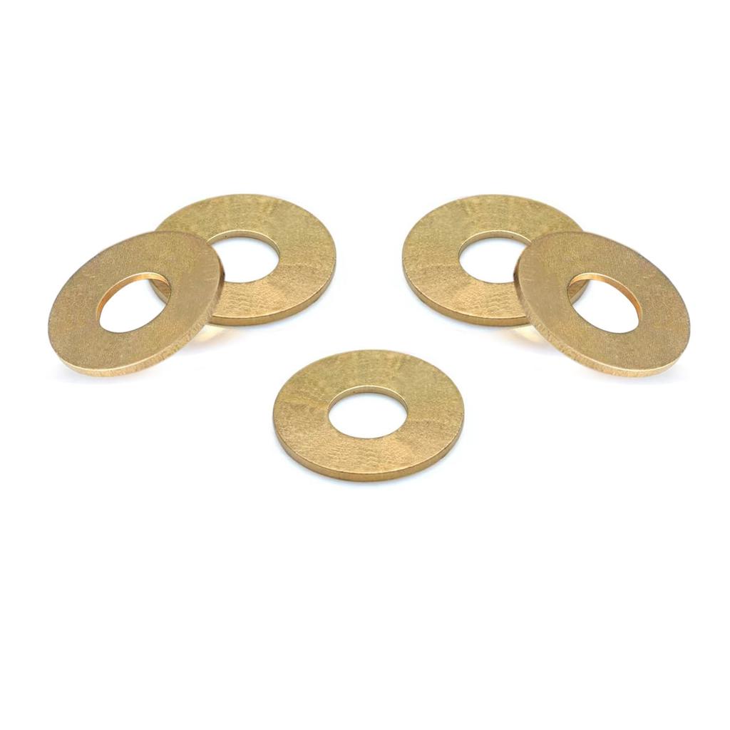 10-200Pcs Brass Flat Washer M2 M2.5 M3 M4 M5 M6 M8 M10 M12 M14 M16 M18 M20 Solids Brass Gasket Shim Coppers Metal Meson Pad Spacer