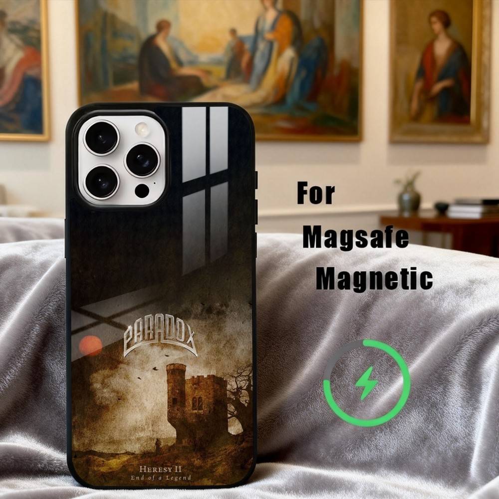 Punk T-The P-Paradox Band Phone Case For iPhone17,16,15,14,13,12,11 Plus,Pro Max Magnetic For Magsafe Wireless Charging