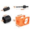 Wooden Door Lock Installation Kit with U Type Guide Template and Drill Bit Compatible with Four Lock Latch Size Combinations