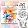 1pc,30 Sheet Adult Drawing Book8.3x 8.3 In100gsm Thick Paper for Soothing, Anxiety and More, Perfect for Many Holiday Gifts!