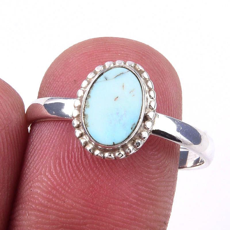 

Natural Australian Opal Gemstone 925 Solid Sterling Silver Jewelry Ring S.9 f1L63