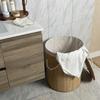 Foldable Dustproof Bamboo Laundry Basket