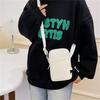 Nová módní taška na mobilní telefon Dámská taška Messenger All-match Mini Malá Crossbody taška Závěsná kabelka na krk Peněženka na mince Vertikální kabelka