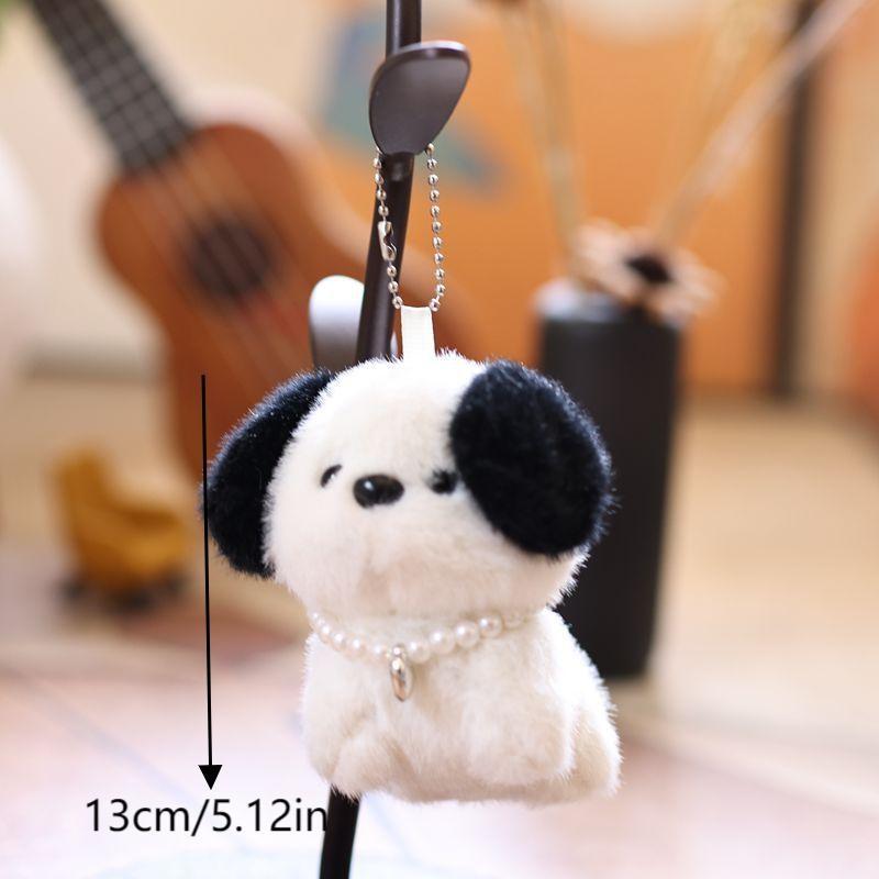 Breloc cu Păpușă de Pluș Cățeluș Drăguț, Desene Animate, Cățeluș Mic, Păpuși de Pluș, Breloc, Pandantiv pentru Geantă, Decorare, Suport de Chei, Cadouri