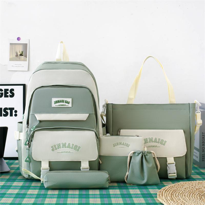 Fünfteiliges Rucksackset Kinderrucksack mit großer Kapazität für Gymnasiasten zur Reduzierung der Belastung durch den Ridge Protection-Rucksack