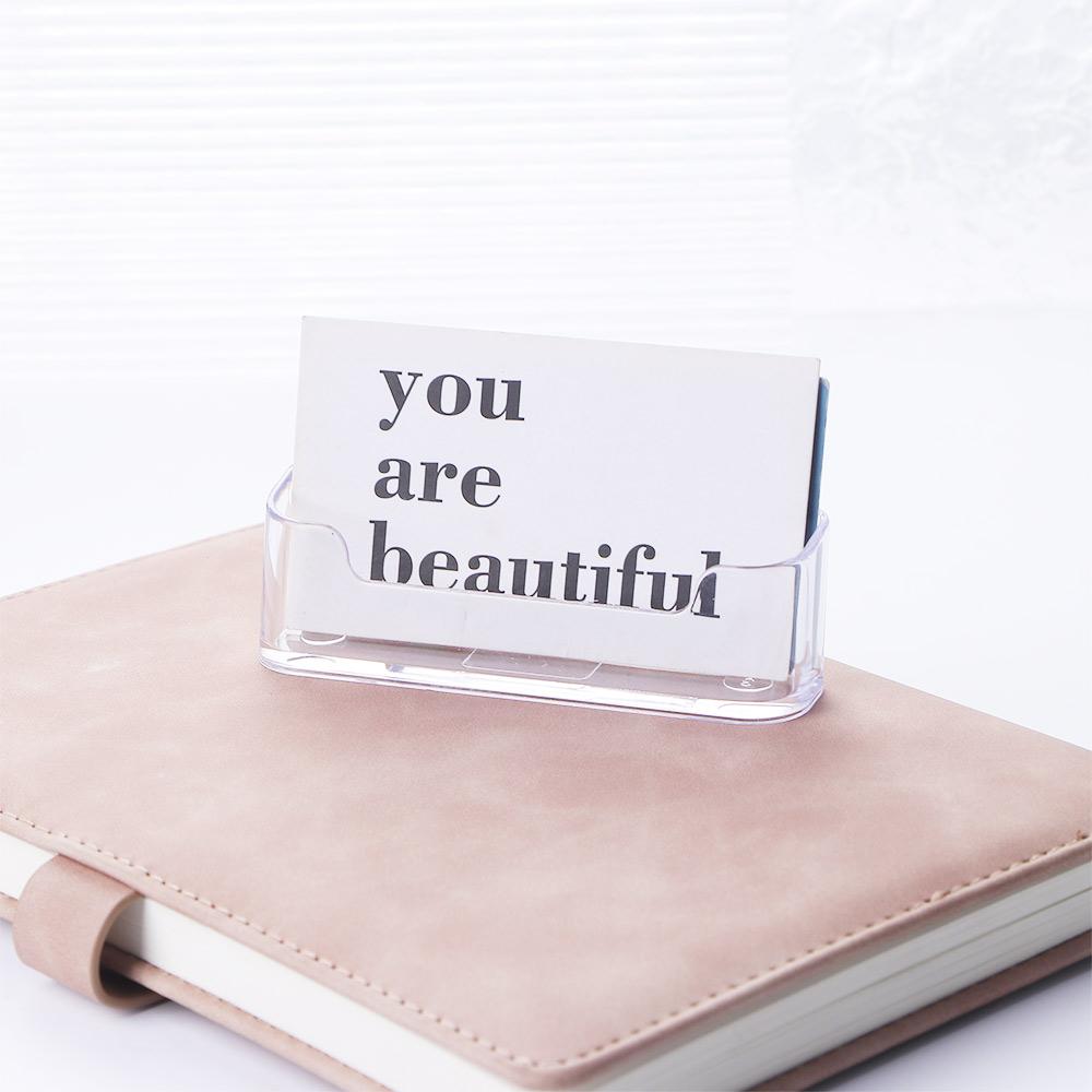 Storage Stand Card Display Stand Business Card Holder Desk Business Holders Desktop Storage Box