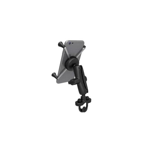 RAM MOUNTS Ram Mount Mount Set X-Grip & U-shaped Handlebar Clamp for Phablet with Tether Black RAM-B-149Z-UN10U