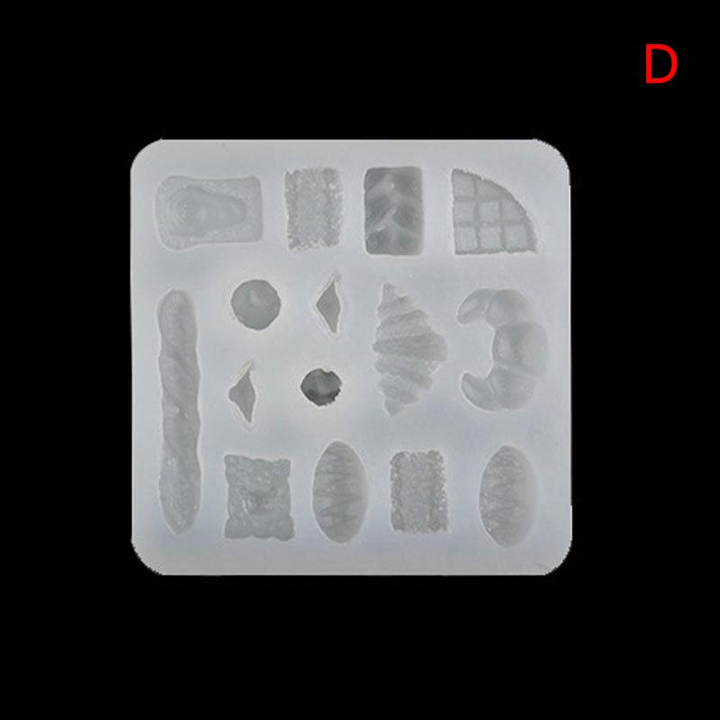 

1 шт. Міні Форма для Хліба, Печива, Торта, Силіконова, для Глини, Смоли, Форма для Їжі, Зроби Сам, Кухонна Іграшка, Мініатюрні Аксесуари для Лялькового Будиночка