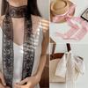 Thin Evening Party Scarves Soft Lace Neck Strap Retro Lace Wrap Scarves  Dress Decoration