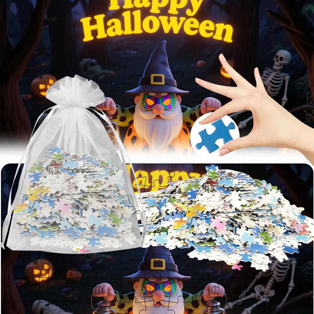 Cute Photos Of Halloween Puzzles, Puzzles, Family Education Games, Family Decoration Paintings.