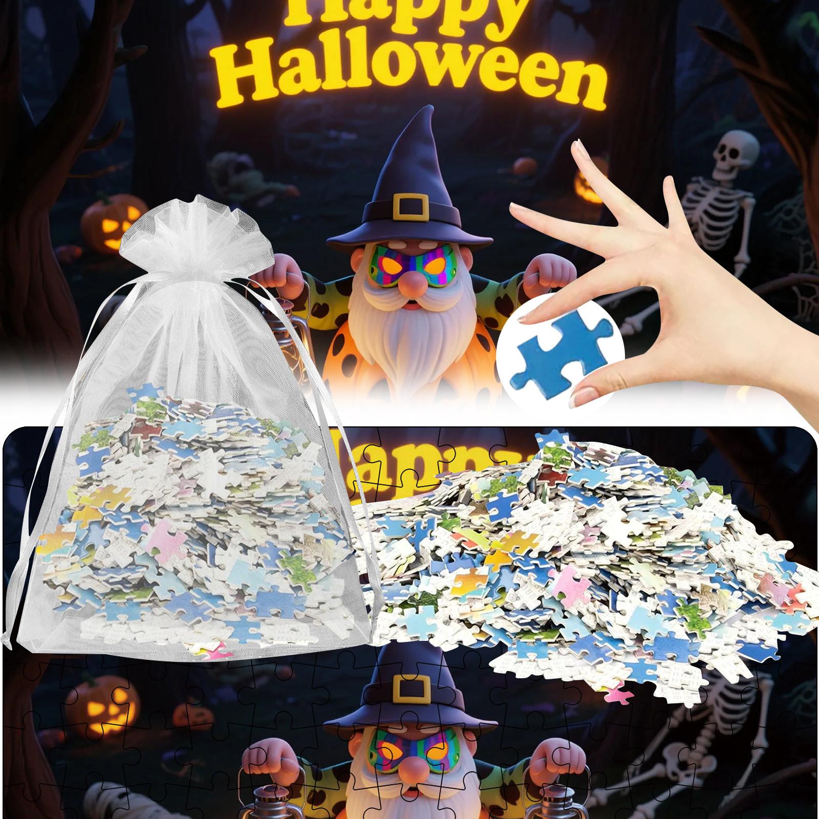 

Милые фотографии пазлов на Хэллоуин, Пазлы, Семейные развивающие игры, Семейные декоративные картины. One Size чёрный