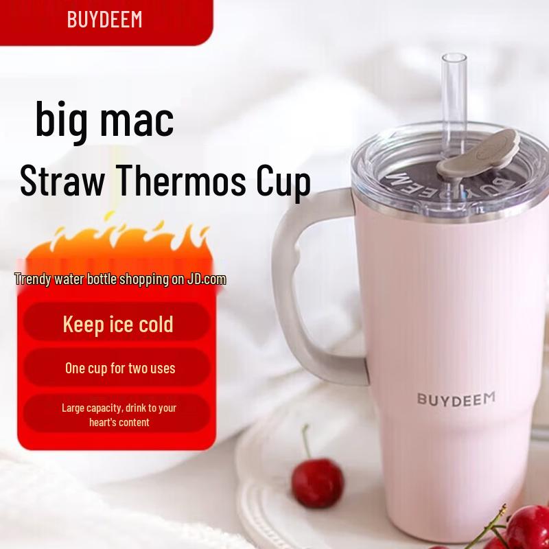 

Buydeem Large Capacity Insulated Straw Tumbler