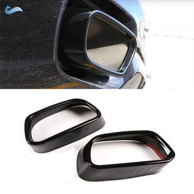 For BMW X5 F15 X6 F16 2015 2016 2017 2018 M Sports Stainless Steel Glossy Black Car Tail Muffler Exhaust Pipe Output Cover Parts