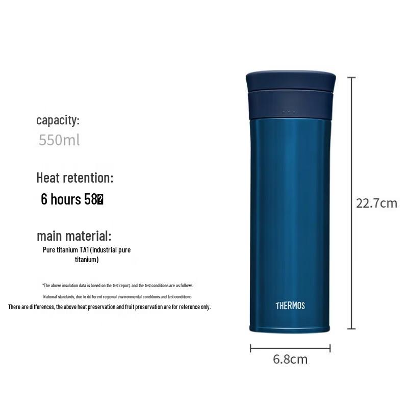 THERMOS Pure Titanium Insulated Coffee Tea Cup
