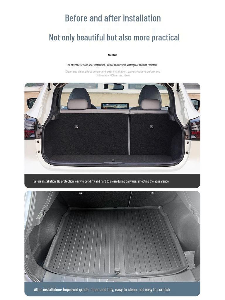 Nissan Qashqai 2021-2025 TPE Trunk & Backrest Mat Set