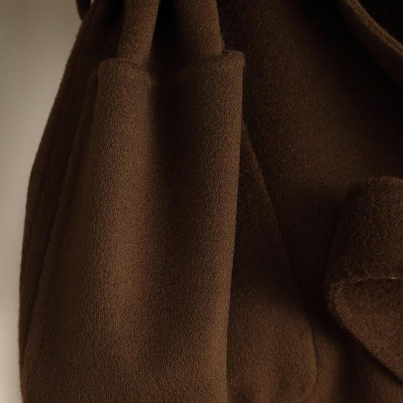 KAISER Women's Wool Double-Faced Mid-Length Overcoat