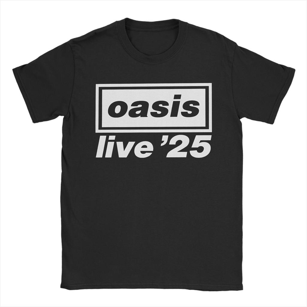 Oasi Live 25 Tričko pro muže a ženy z živého turné Kapela Nápad na dárek Trička 100% Bavlna Oblečení