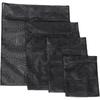 4pcs Mesh Laundry Bags Zipper Heavy Duty Washing Machine Bags Clothing Sweater Undergarment Travel Storage Organizer