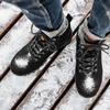 Putu Snow Climbing Cold Weather Outdoor Hiking Size Black High-Top Waterproof, Non-Slip, Fleece-Lined Boots, Unisex, Boots, Abrasion-Resistant,
