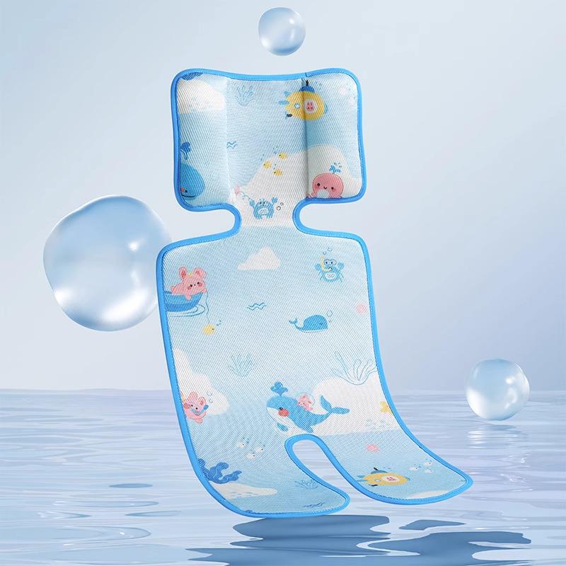 

Универсальный охлаждающий коврик из ледяного шелка для колясок, автокресел и стульчиков для кормления. Regular