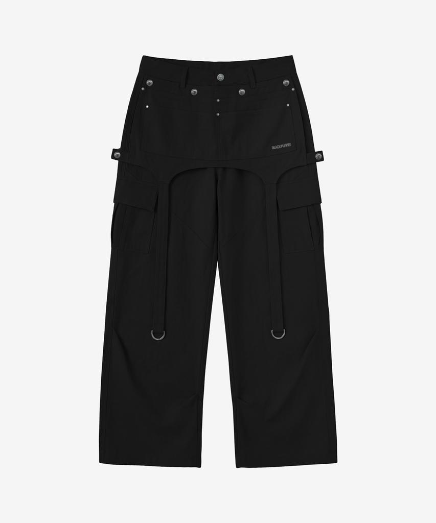 Beullaegpeopeul Module Pocket Cargo Pants_Black