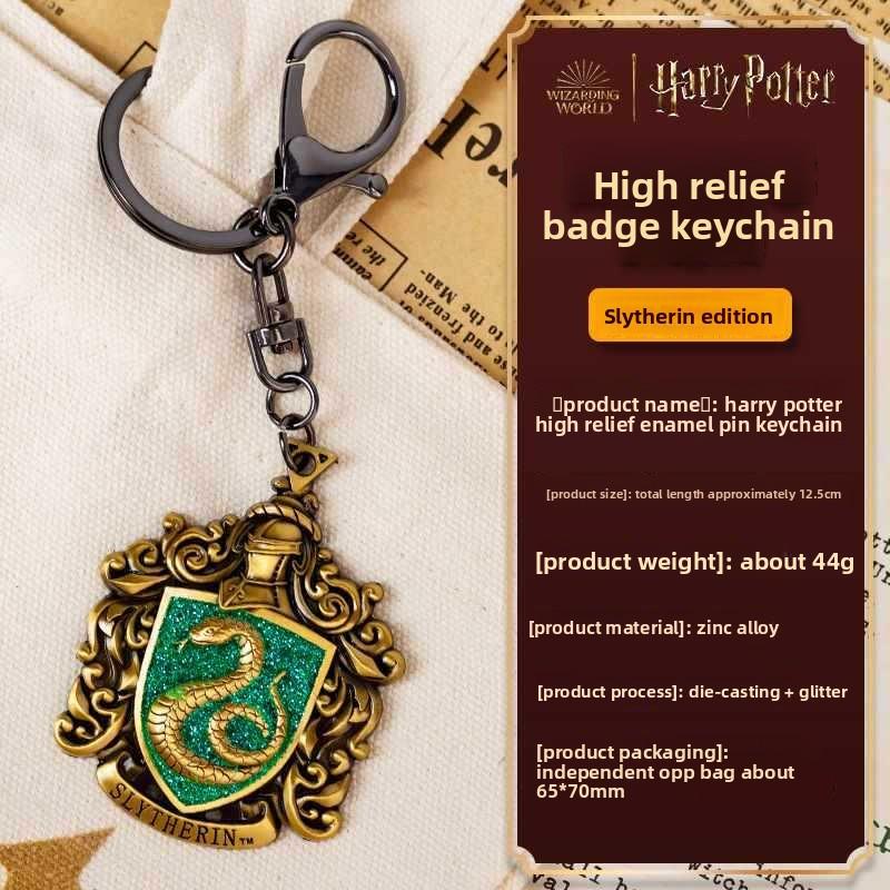 Children's pendant badge zinc alloy keychain American accessory key Genuine keychain, embossed badge