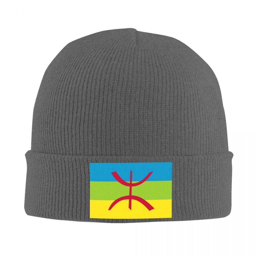 Berber Kabyle Berbers Amazigh Flag Hat Autumn Winter Beanie New Cap Men Women Bonnet