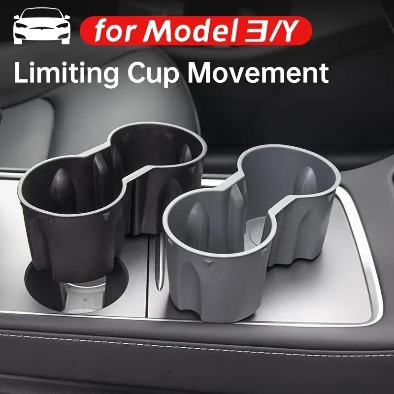 For Tesla Model 3 Y Highland Cup Holder Insert Mats Center Console Organizer Coaster Armrest Cupholder Car Accessories
