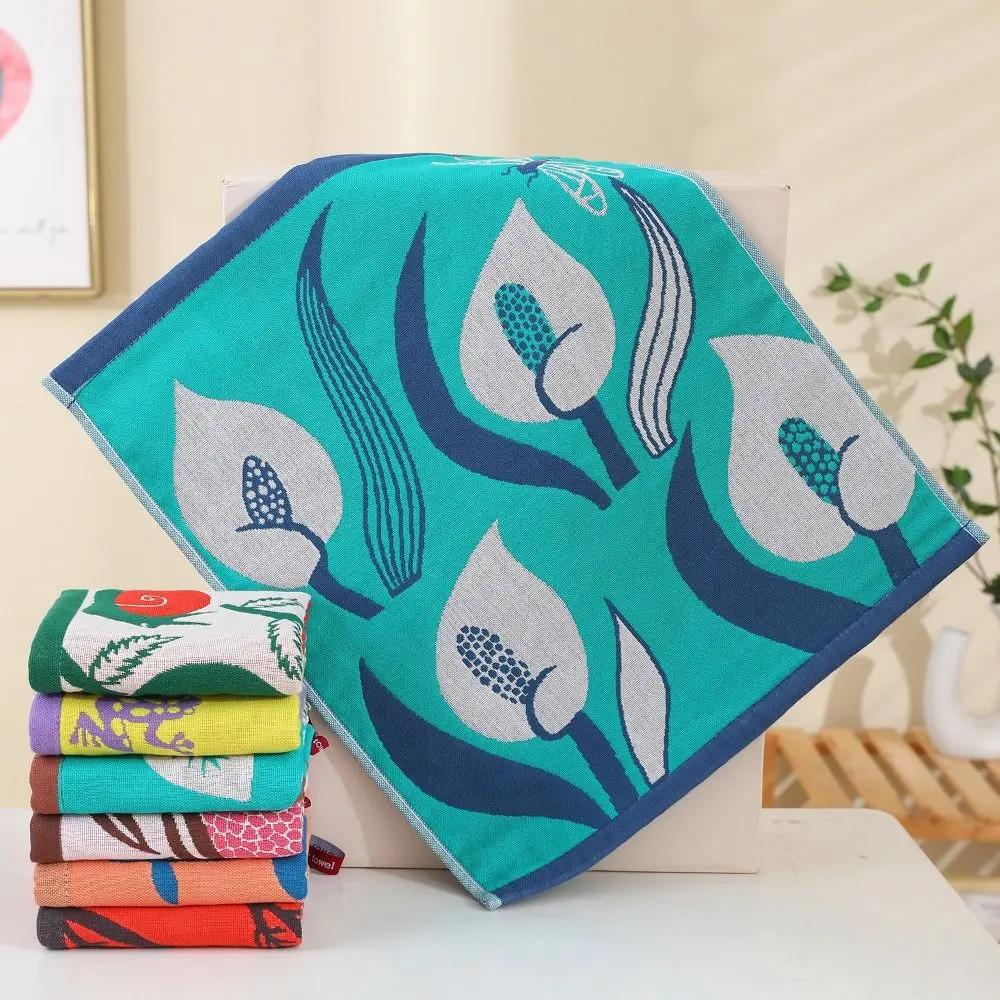 High Quality 34x40cm Large Hand Towel Quick Dry 4 Layer Cotton Gauze Kitchen Towel Decorative Tea Towel Home Restaurant